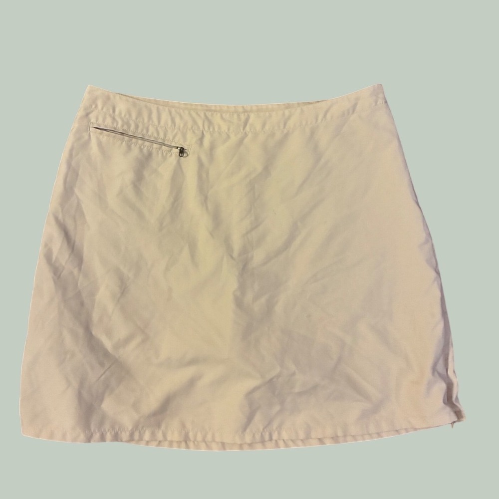 Patagonia Womens Tan Beige Active Skort Hiking Golf Skirt Size 12 Gorpcore